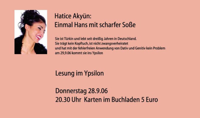 Hatice Akyün einmal Hans mit scharfer Soße